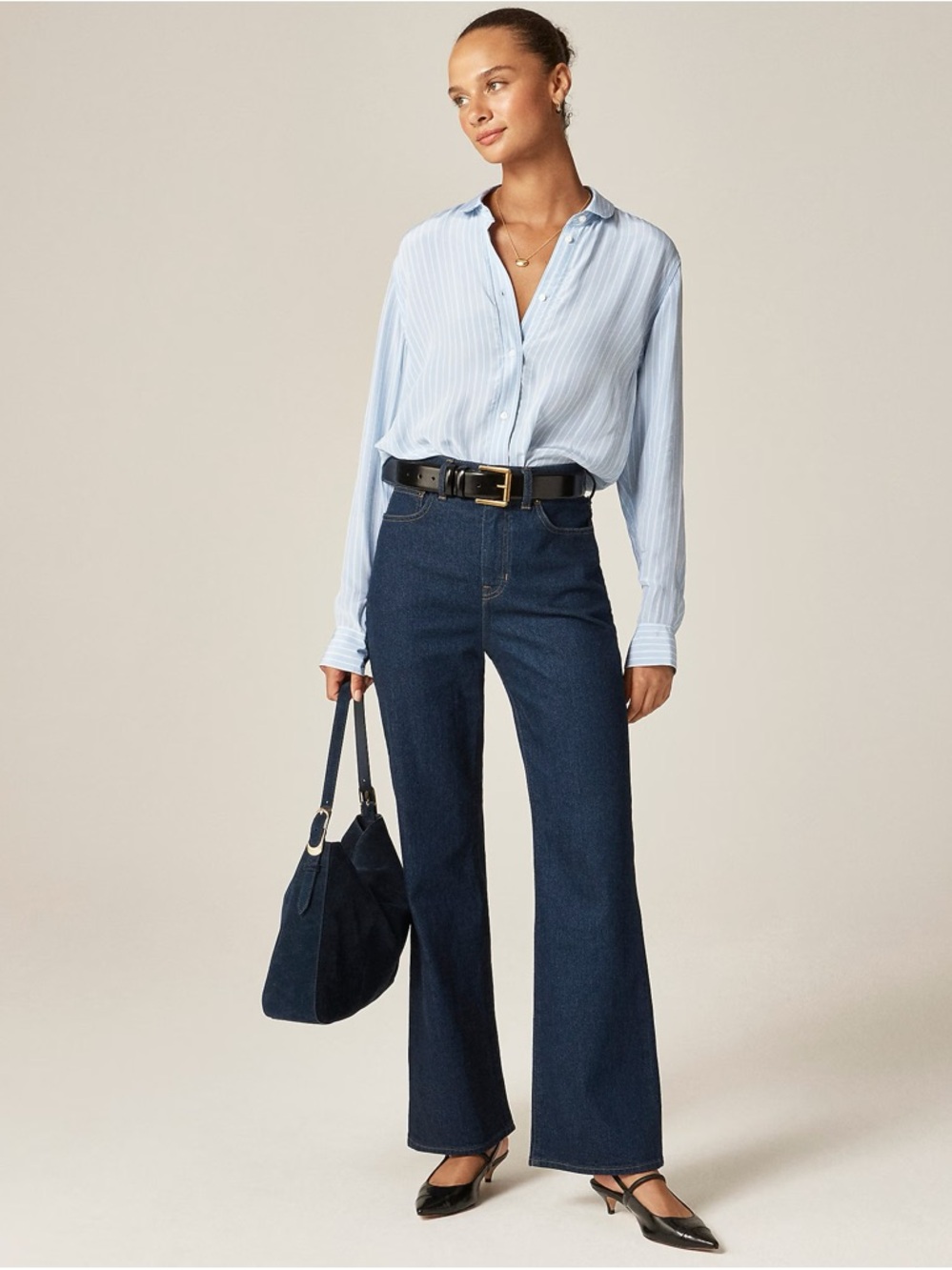 J. Crew Petite Curvy Fit Charley Kickout Cropped Jeans